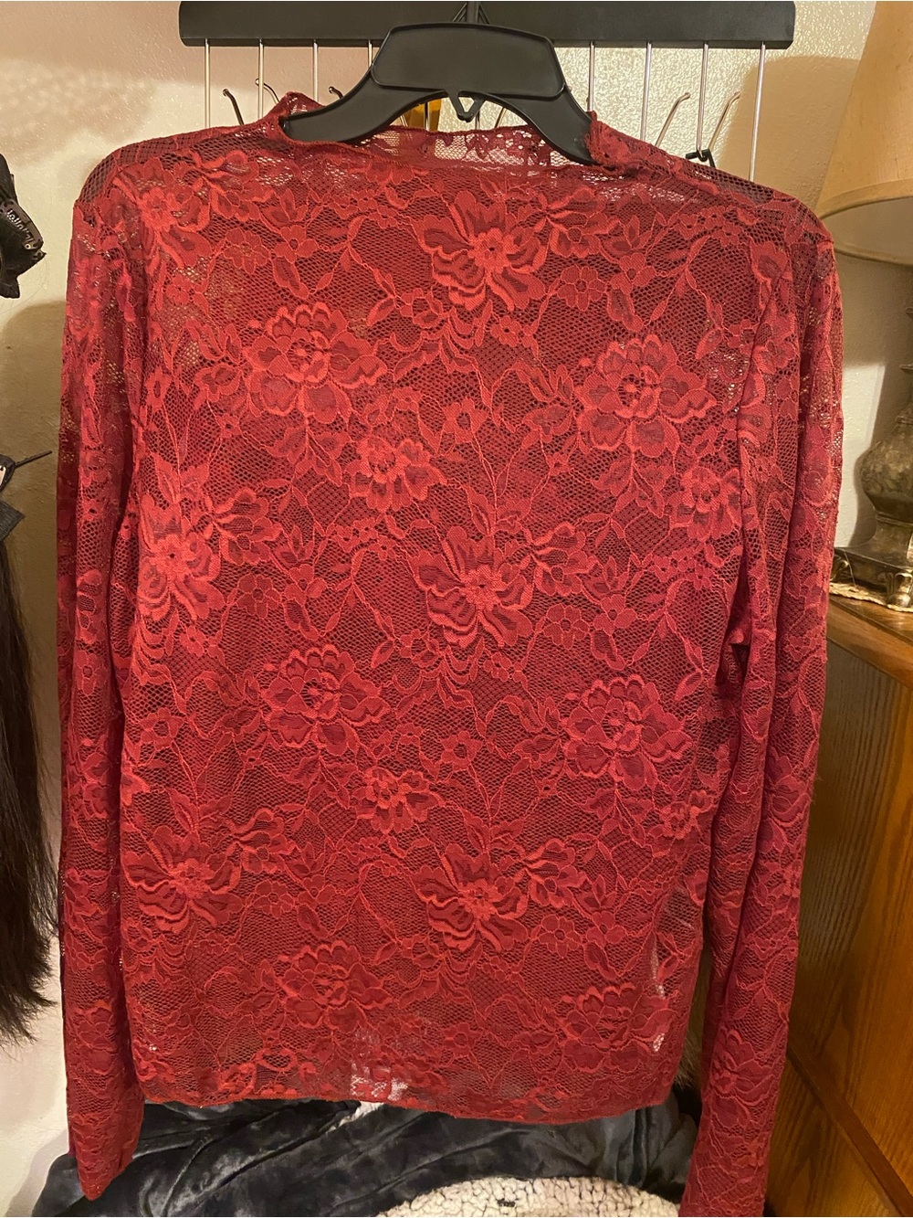 Lace top long sleeve